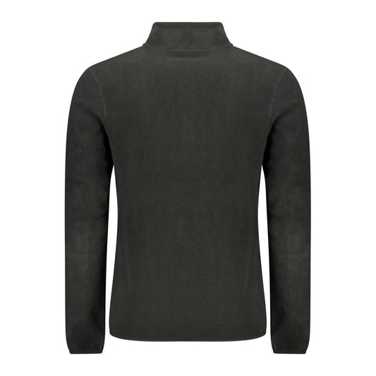 Black Polyester Men Sweater