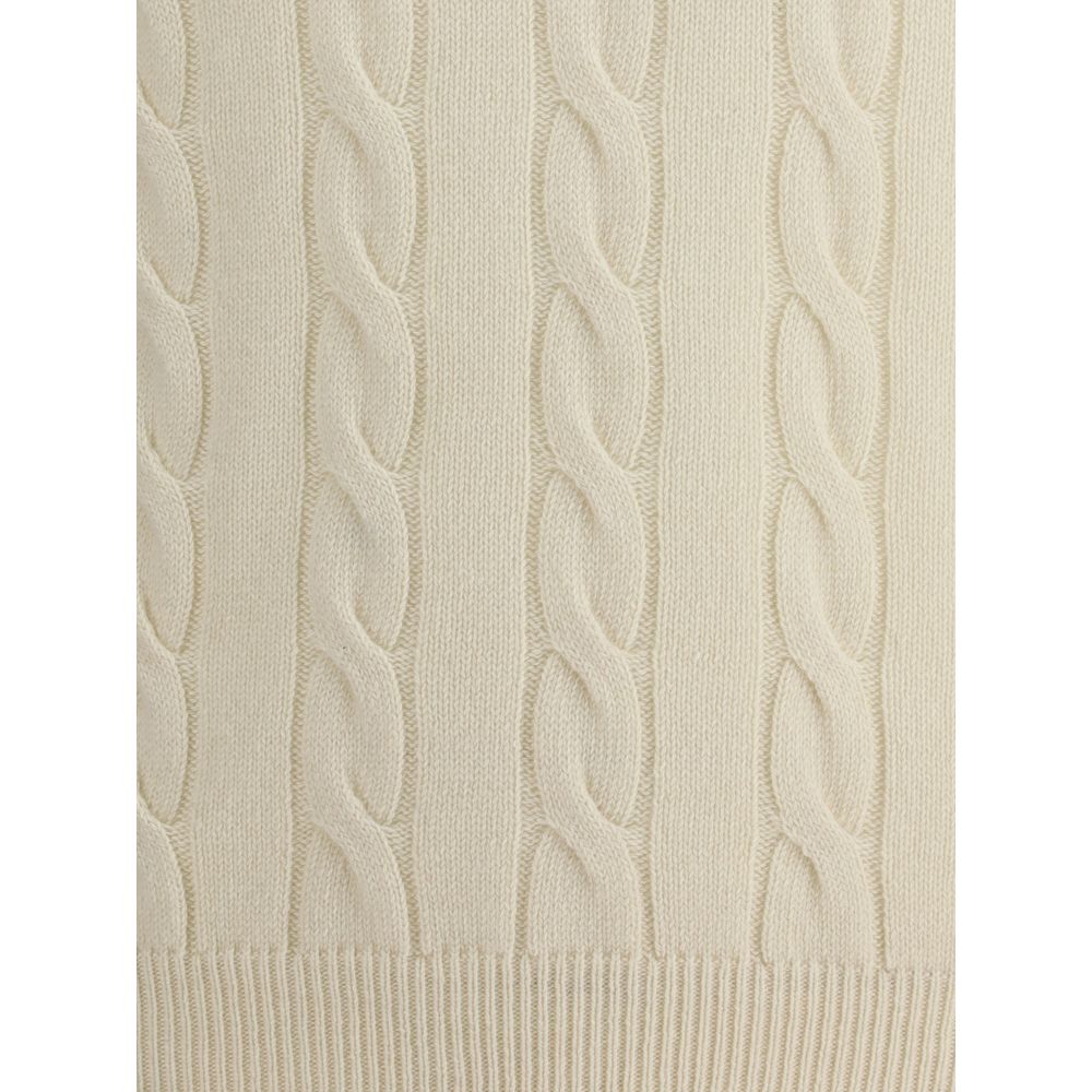 White Cashmere Turtleneck