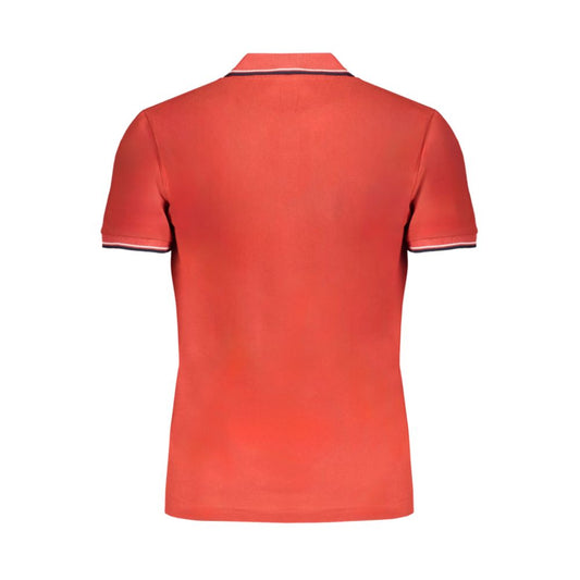 Red Cotton Polo Shirt