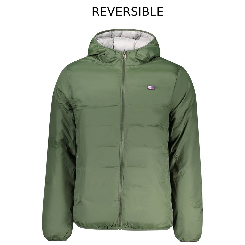 Green Polyester Jackets & Coat