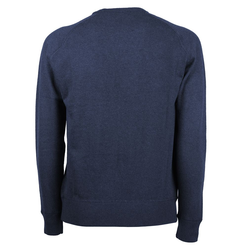 Blue Cashmere Men Sweater