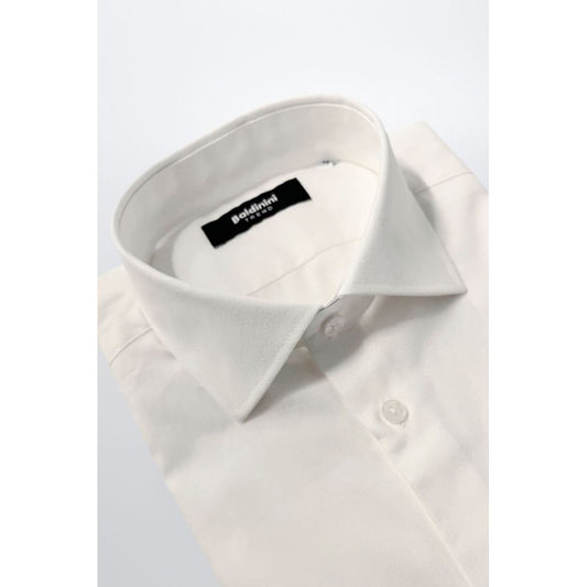 White Cotton Men's Shirt