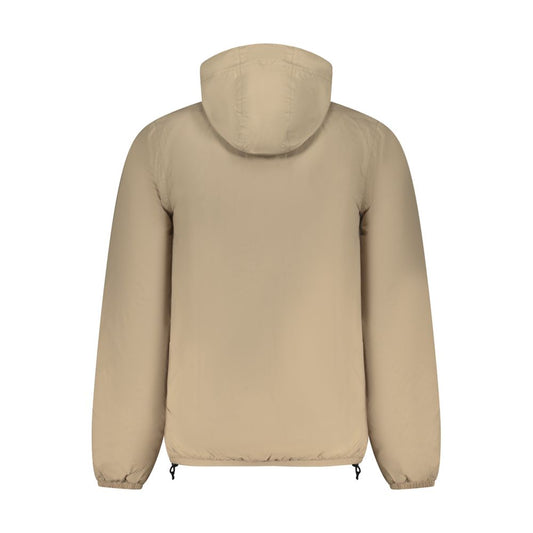 Beige Polyamide Jackets & Coat