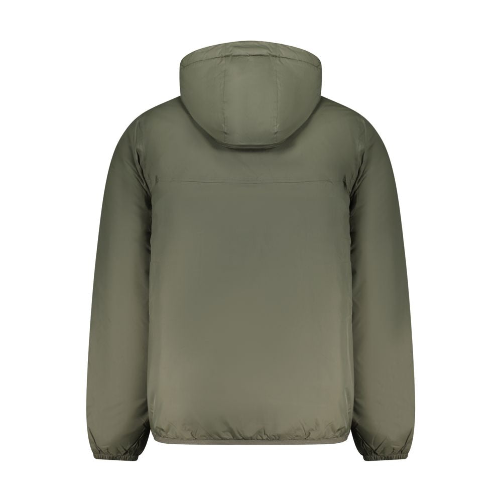 Green Polyamide Men Jacket