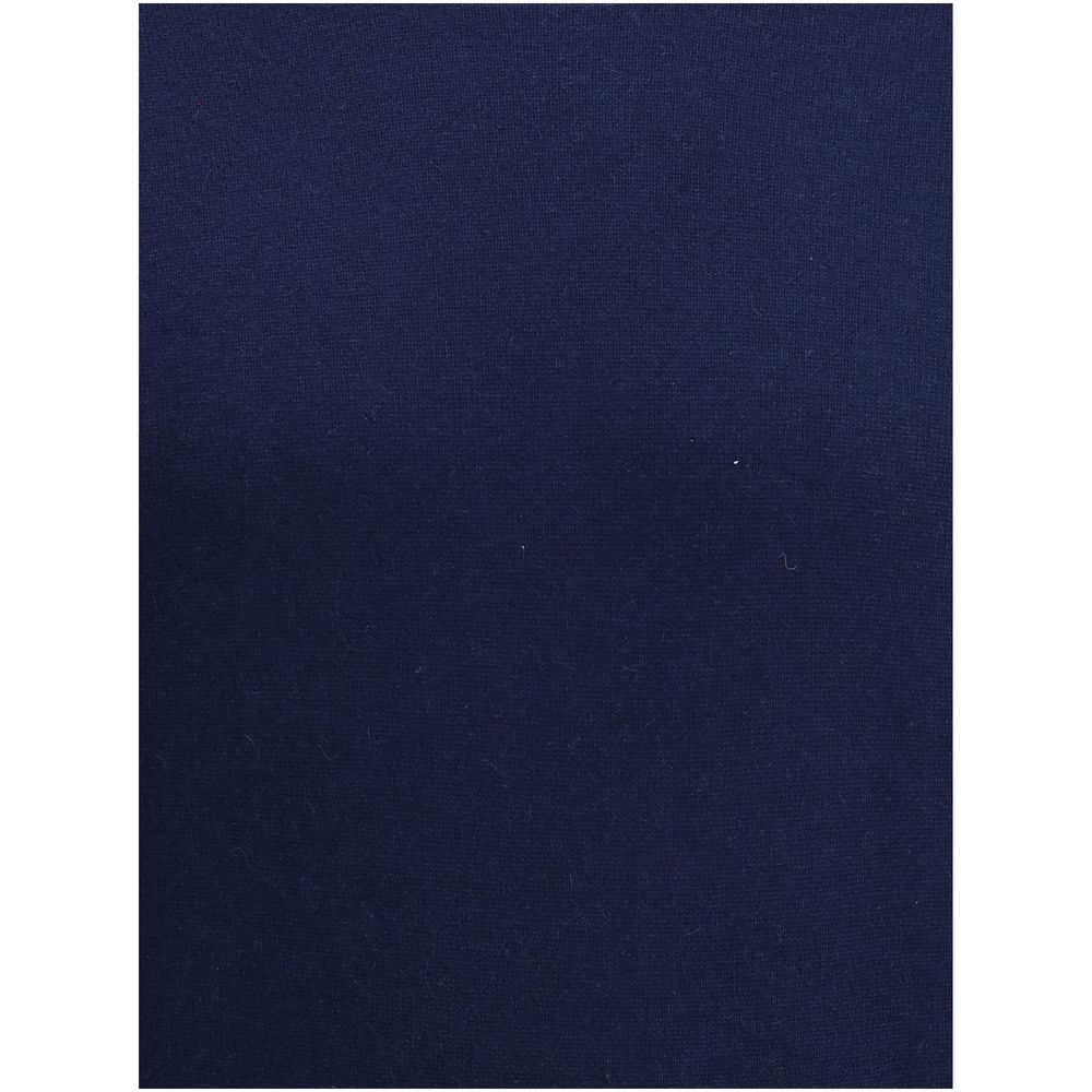 Blue Merino Wool Cashmere Sweater