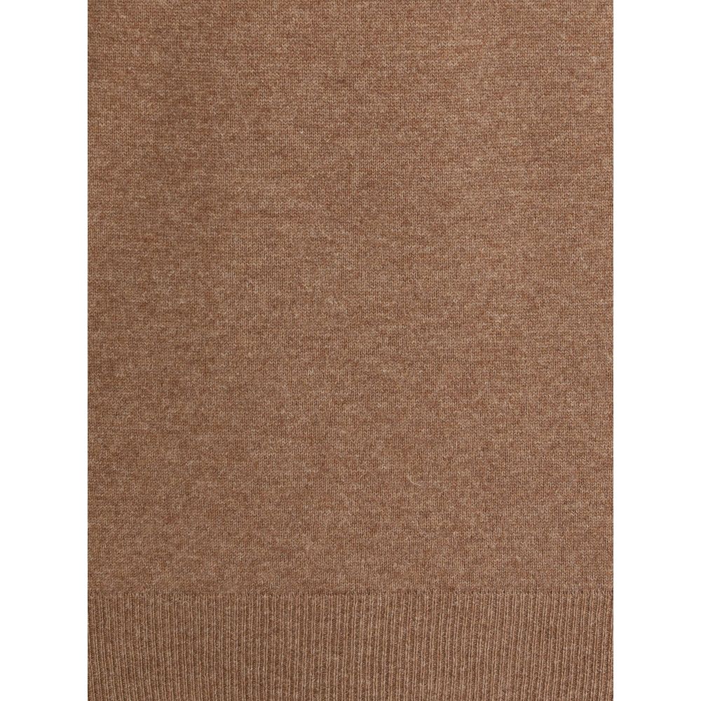 Brown Merino Wool Sweatshirt