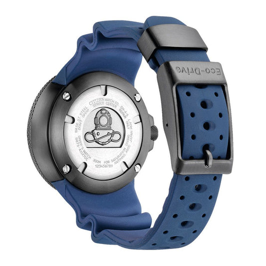 Blue Rubber Sport Watch