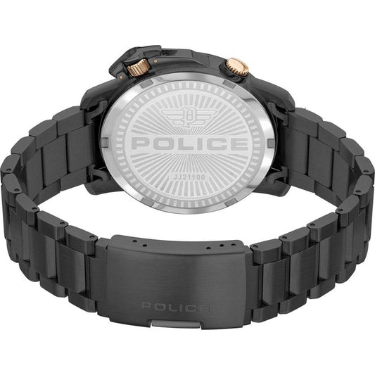 Black Stainless Steel Dress Watch