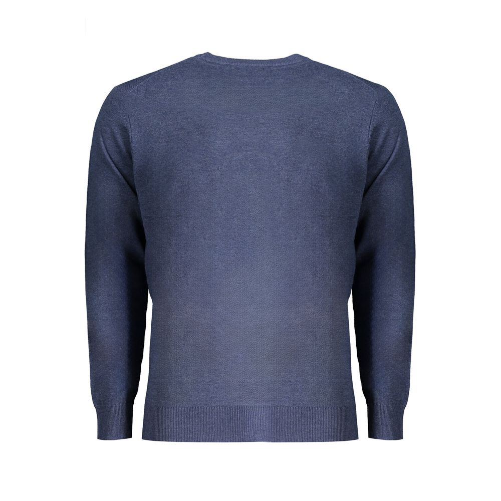 Blue Polyester Sweater