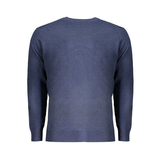 Blue Polyester Sweater