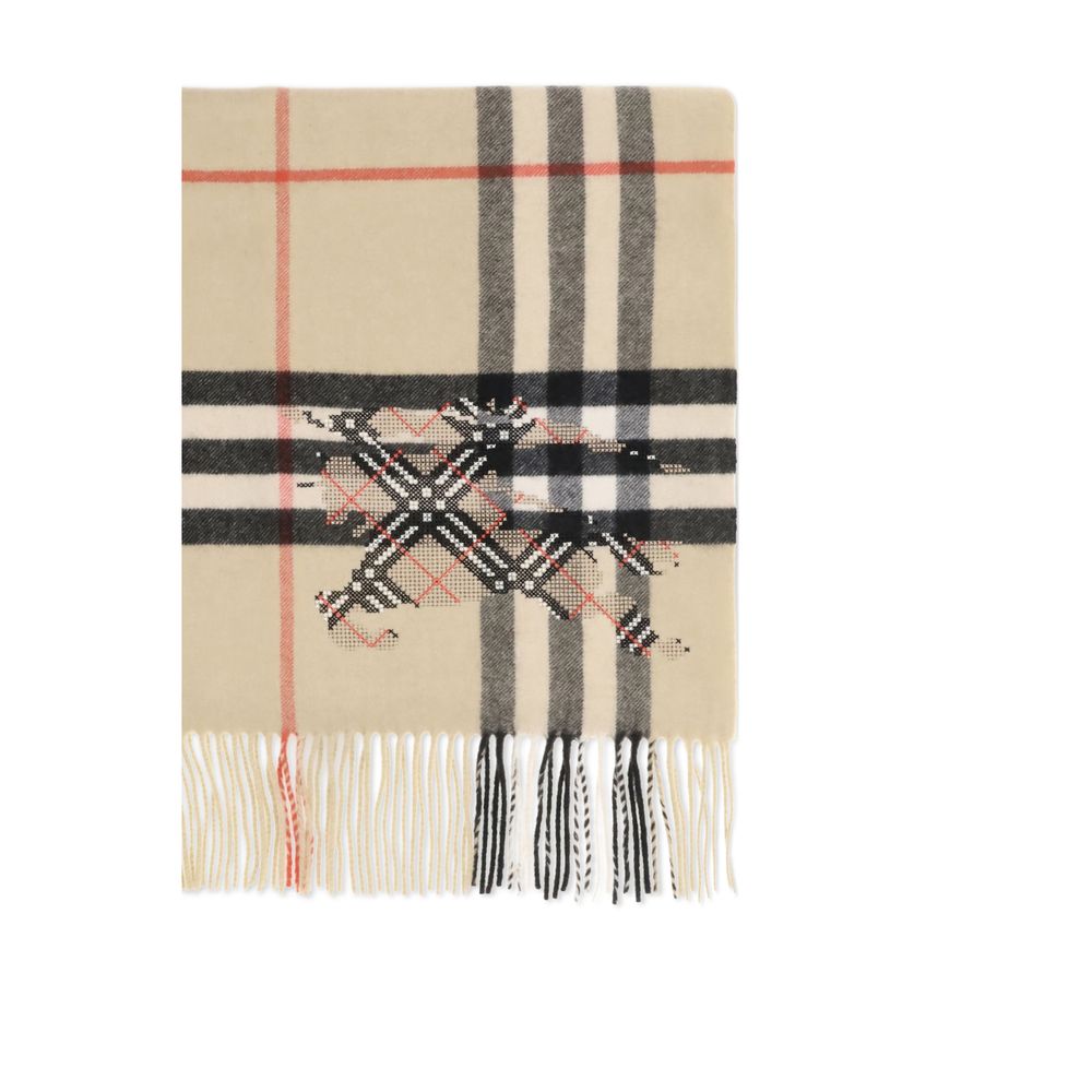 Beige Cashmere Scarf