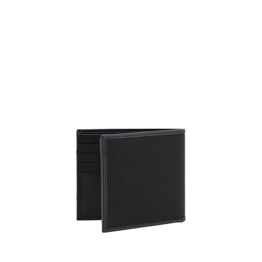 Black Recycled Polyamide Wallet