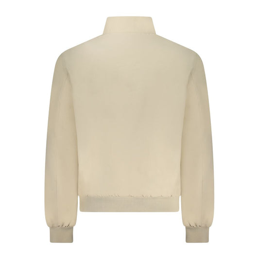 Beige Cotton Male Jacket