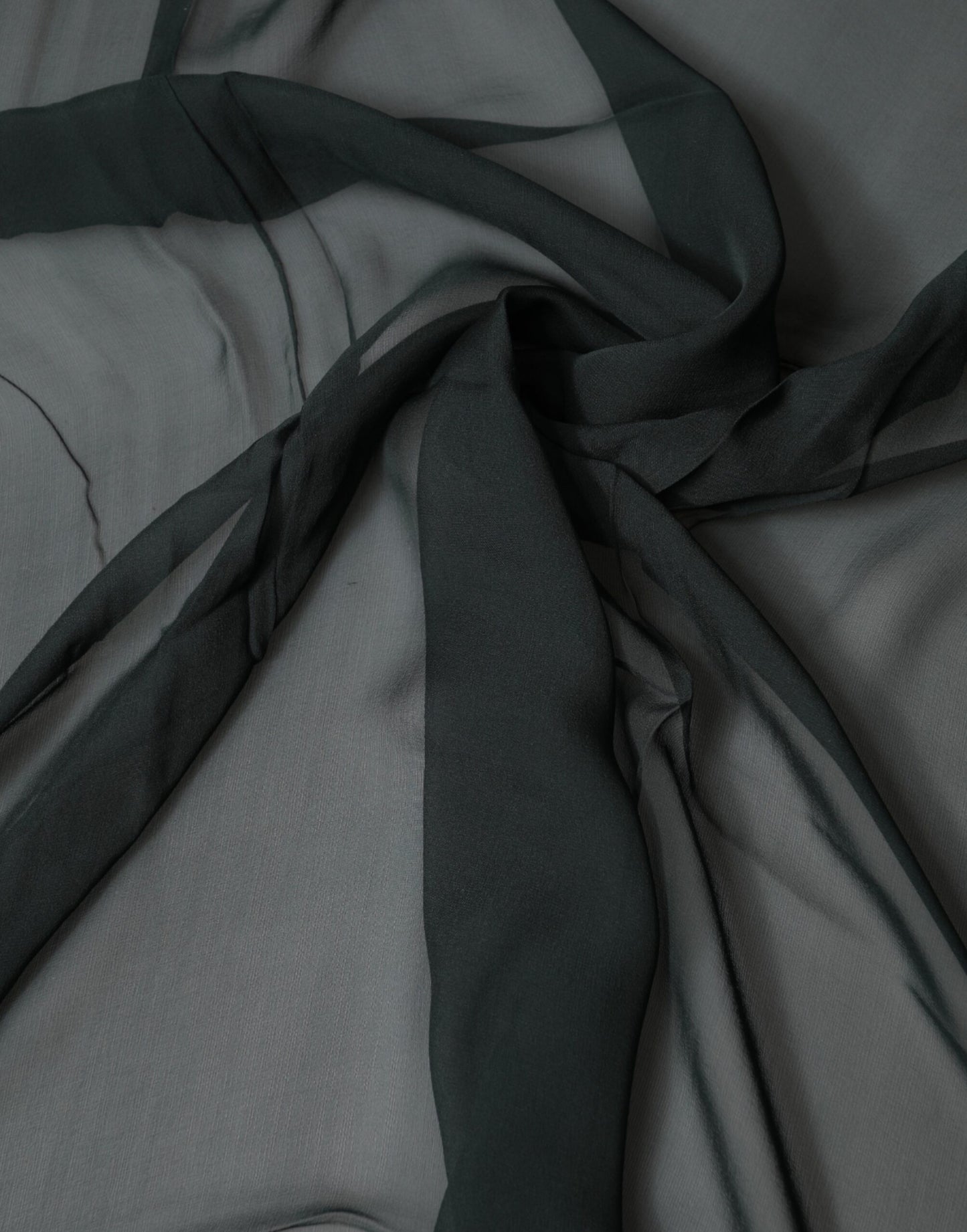 Dark Green Stole Silk Neck Wrap Shawl Scarf