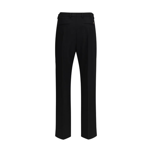 Black Fleece Wool Dress Pants