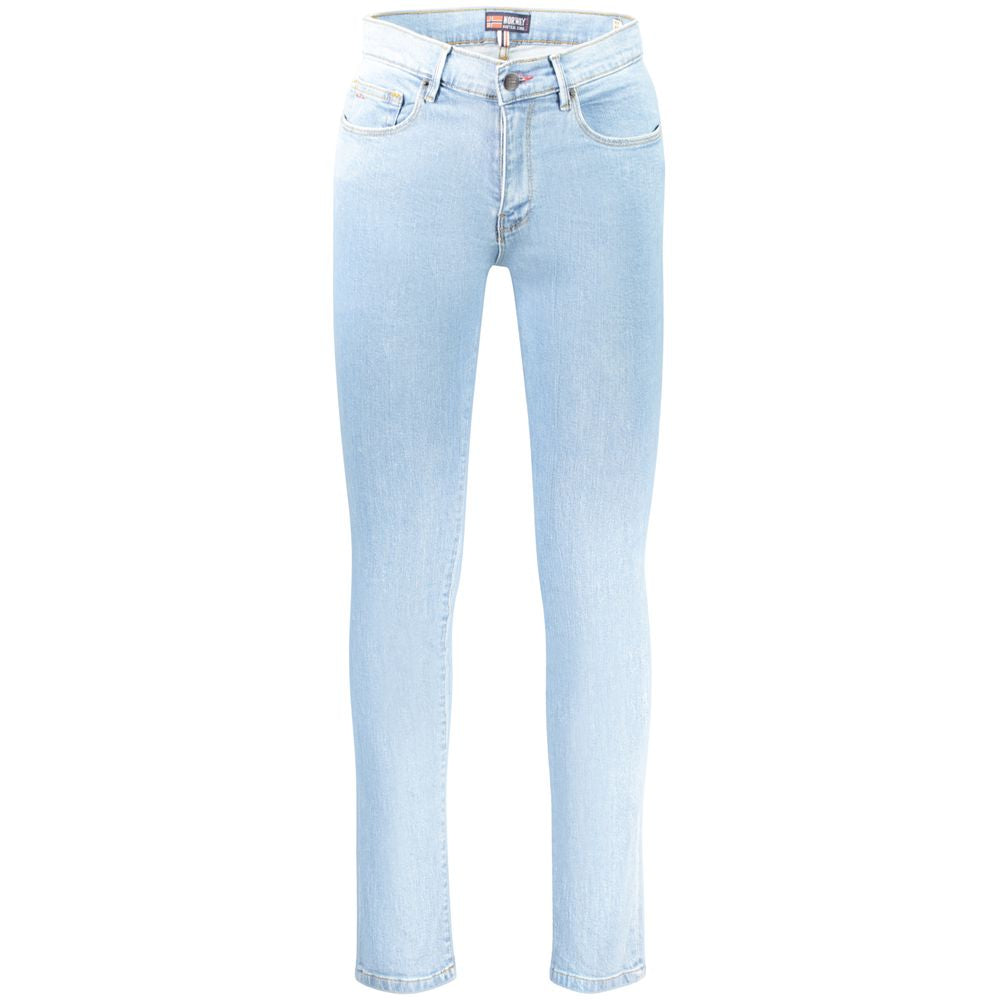 Azzurro Cotton Men Jeans