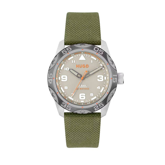 Bicolor Fabric Sport Watch