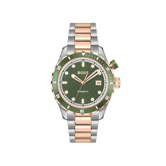 Gray Stainless Steel Dress Watch