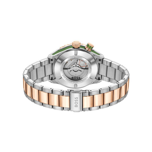 Gray Stainless Steel Dress Watch