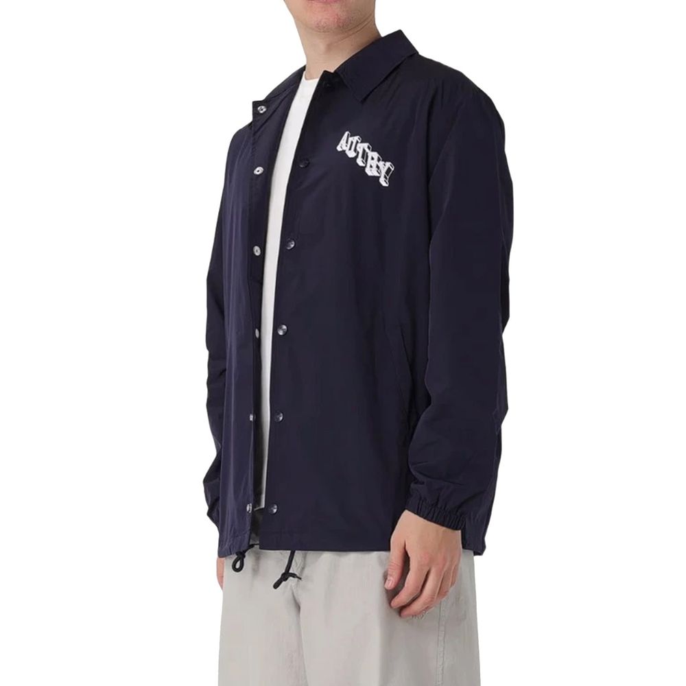 Blue Polyester Shell Jacket