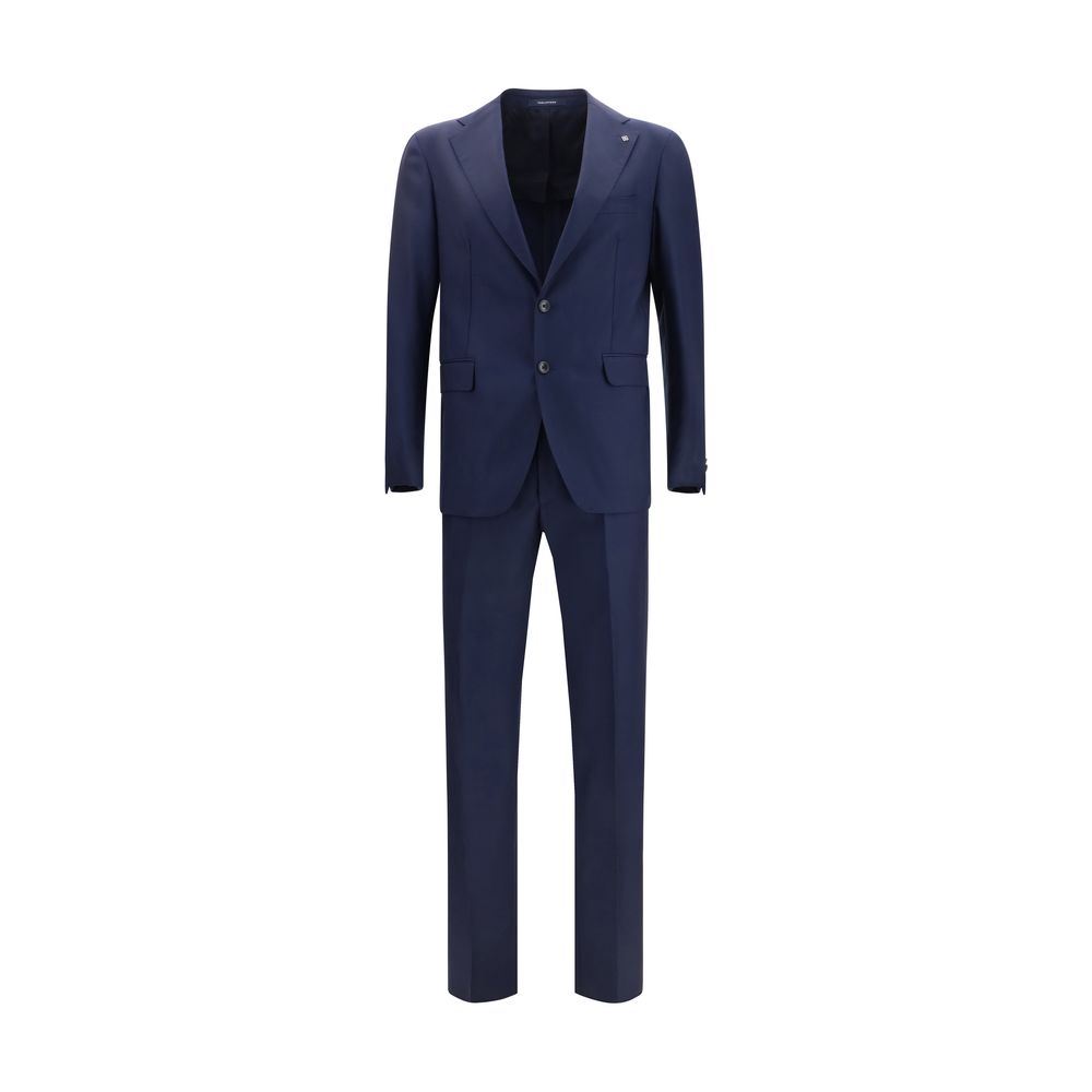 Blue Wool Two-Piece Suit