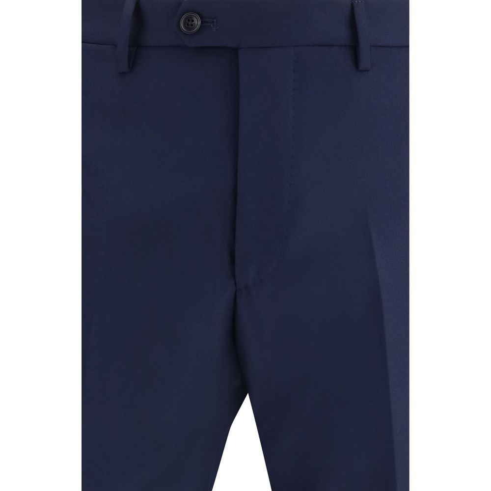 Blue Wool Two-Piece Suit