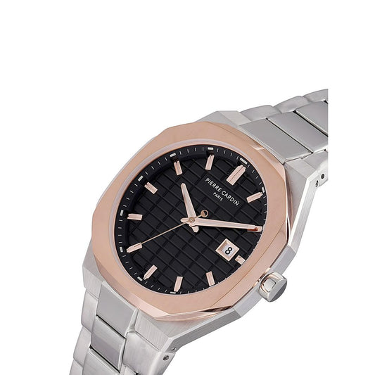 Gray Stainless Steel Dress Watch