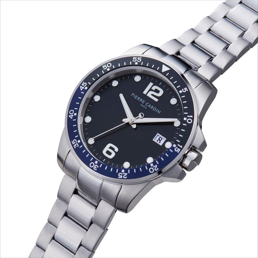 Gray Stainless Steel Dress Watch