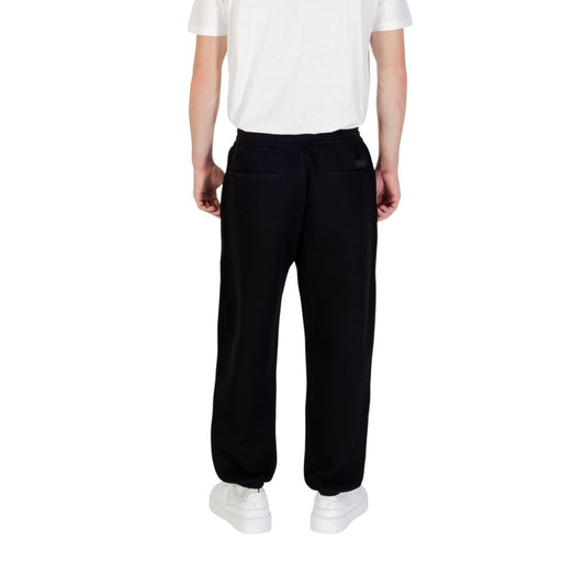 Black Cotton Joggers (Workout Pants)
