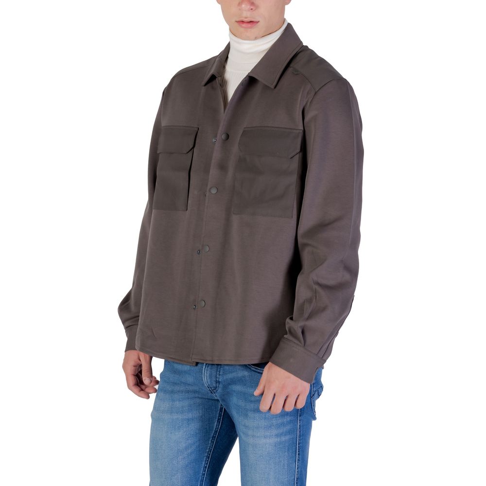 Green Denim Shirt