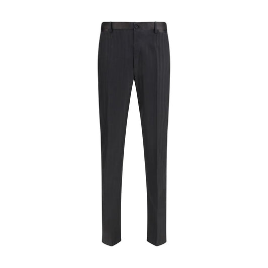 Black Wool Oves Aries Dress Pants