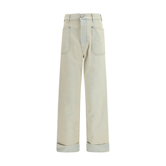 Blue Cotton Jeans Denim