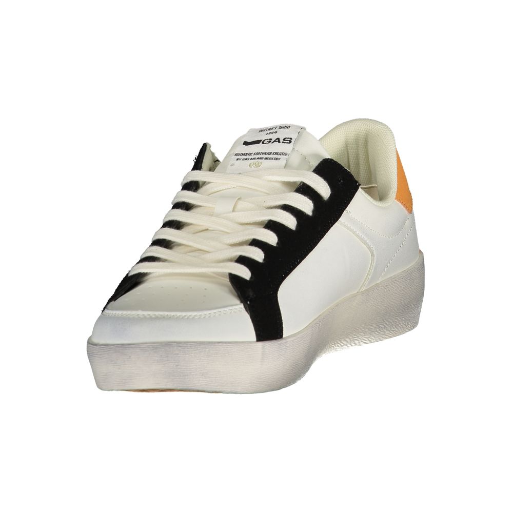 White Polyurethane Men's Sneaker