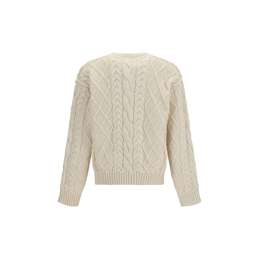 Beige Cotton Sweatshirt