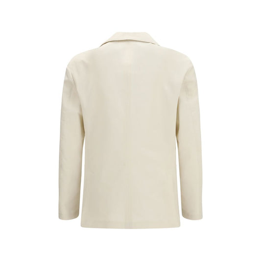 White Cotton Blazer