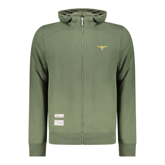 Blue Cotton Mens Hoodie