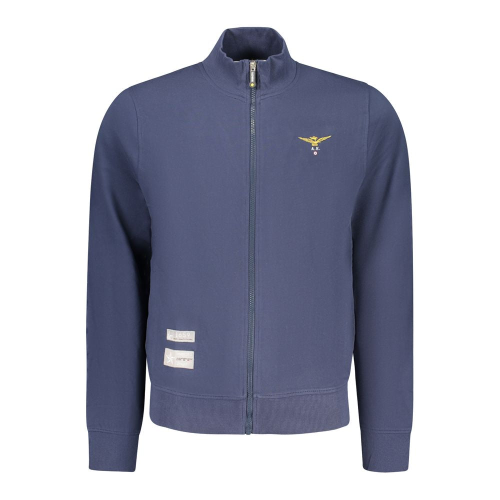 Blue Cotton Men's Sweatshirt