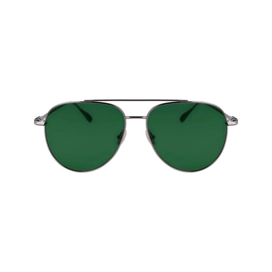 Gray Metal Sunglasses
