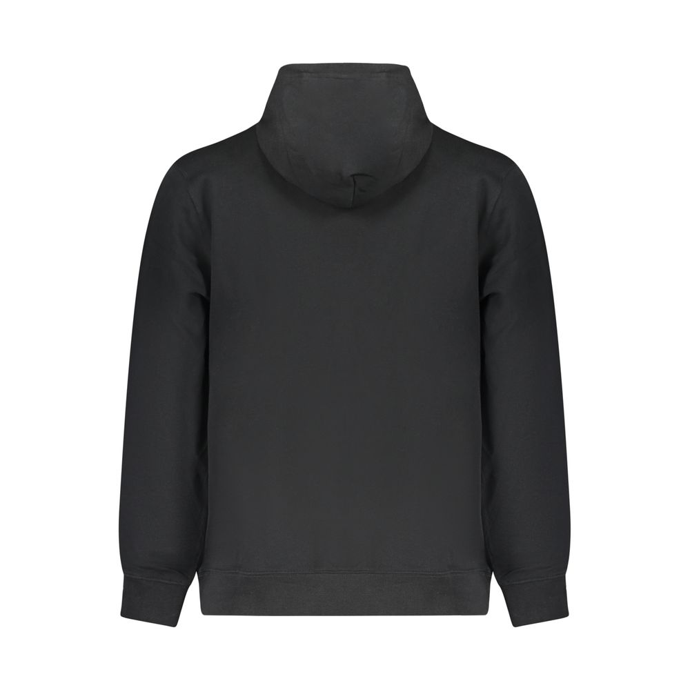 Black Cotton Men's Sweatshirt