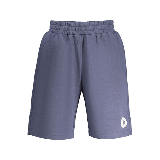 Blue Cotton Men's Sweatpant