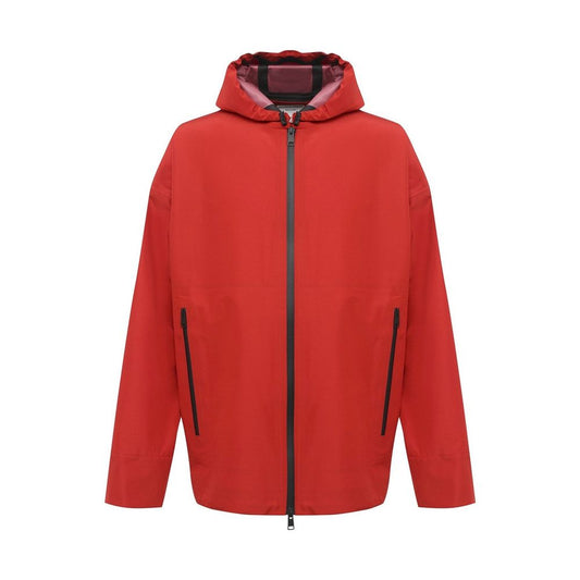 Red Polyamide Shell Jacket