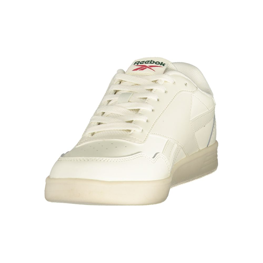 White Polyurethane Men's Sneaker