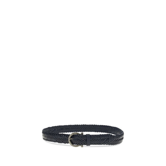 Blue Calf Leather Bos Taurus Belt
