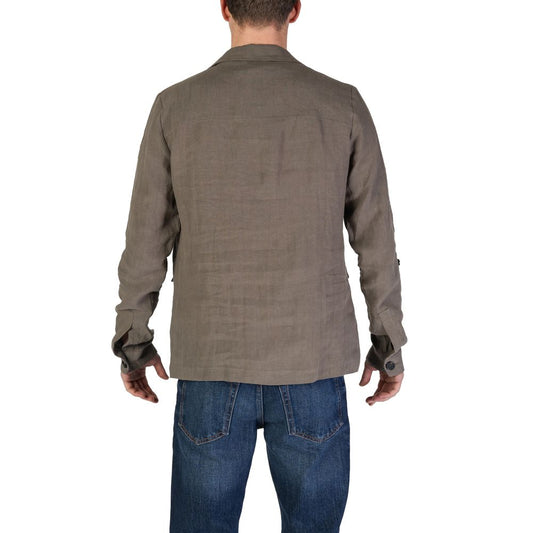 Green Linen Blazer
