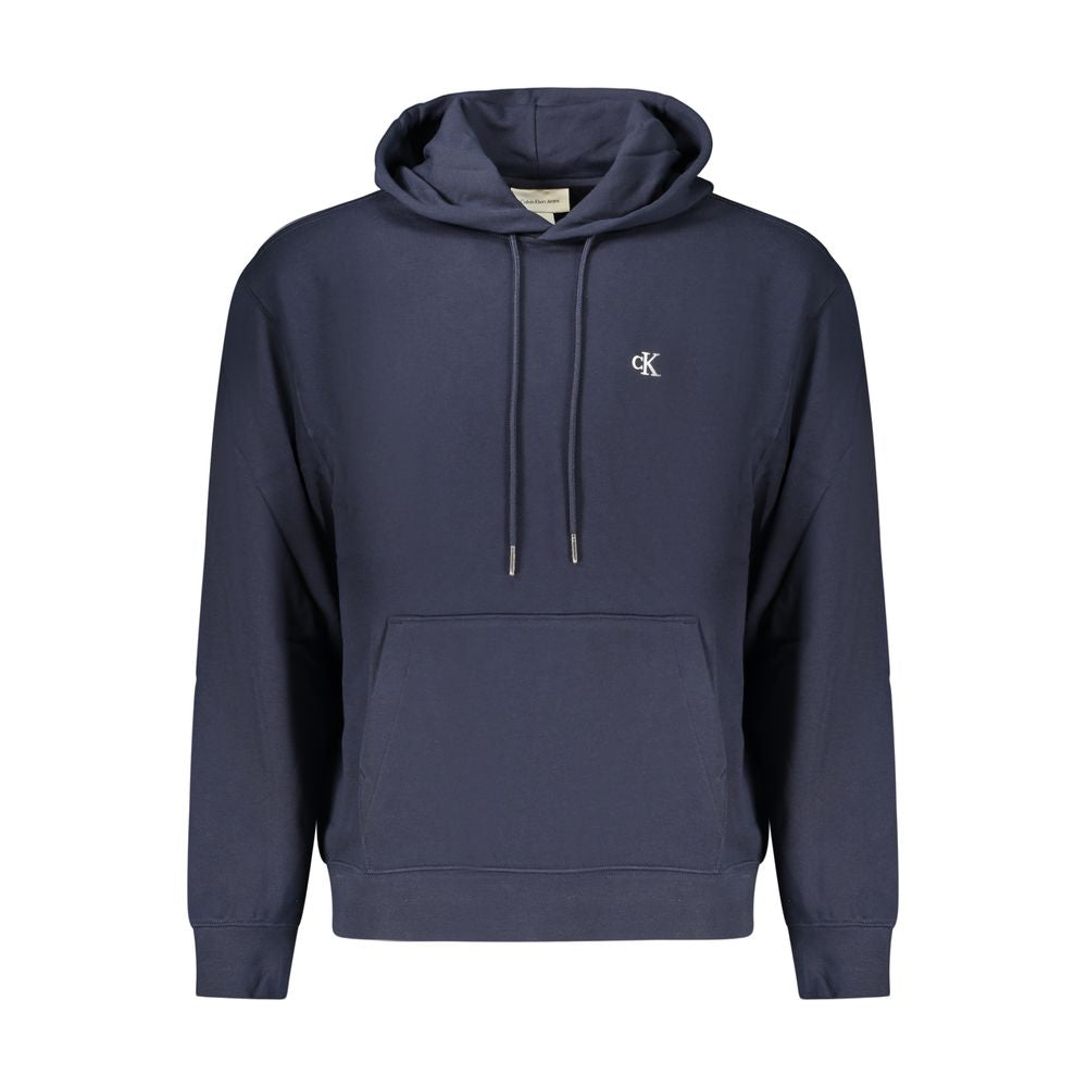 Blue Cotton Men's Sweatshirt