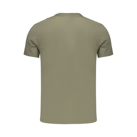 Green Cotton Men's T-Shirt
