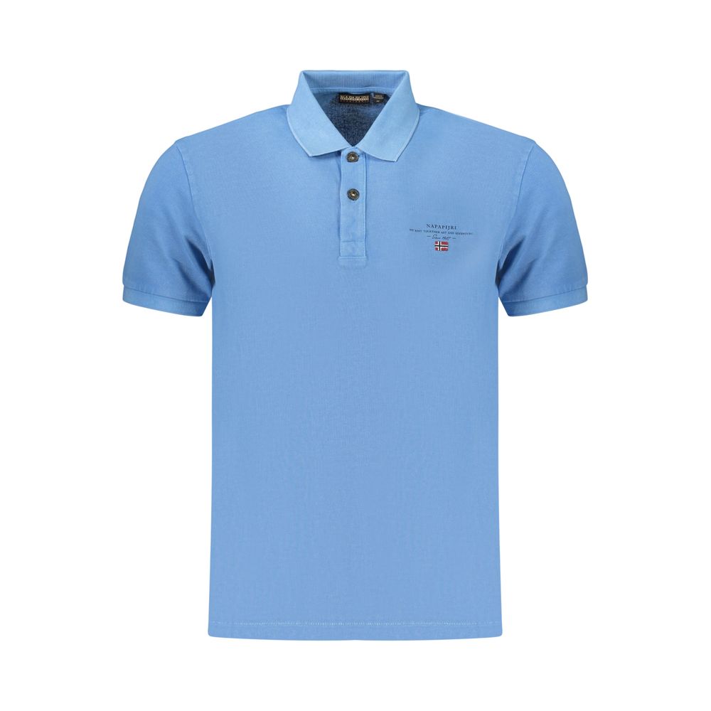 Azzurro Cotton Men's Polo