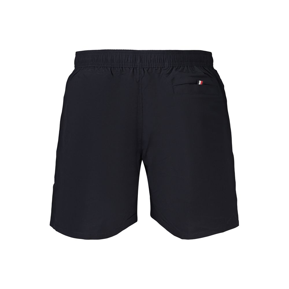 Blue Polyester Men's Swimwear