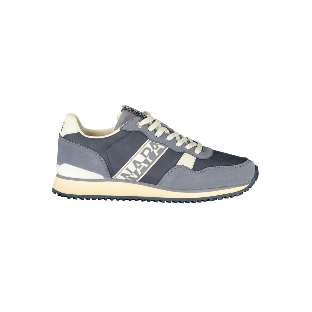 Blue Polyurethane Men's Sneaker