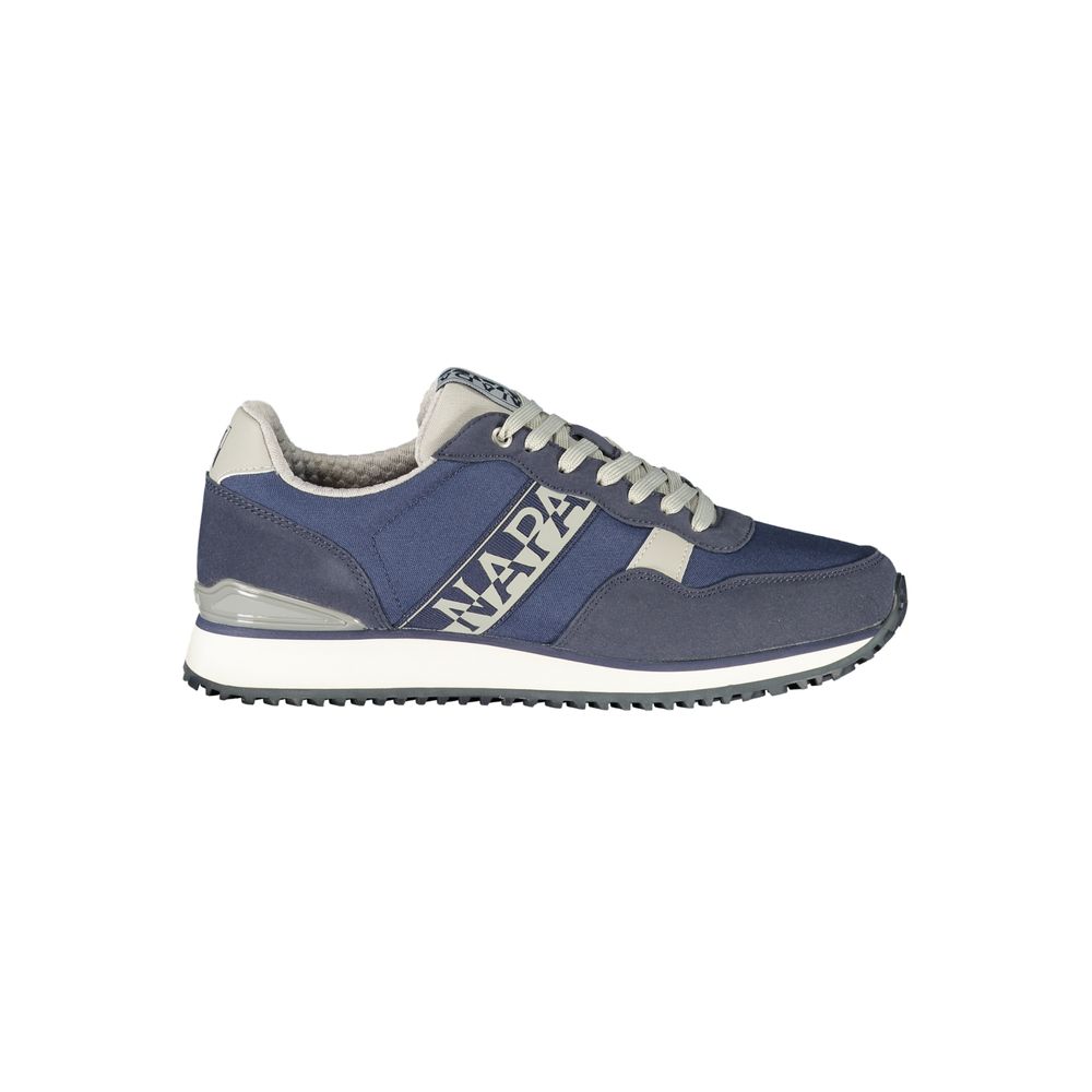 Blue Polyurethane Men's Sneaker